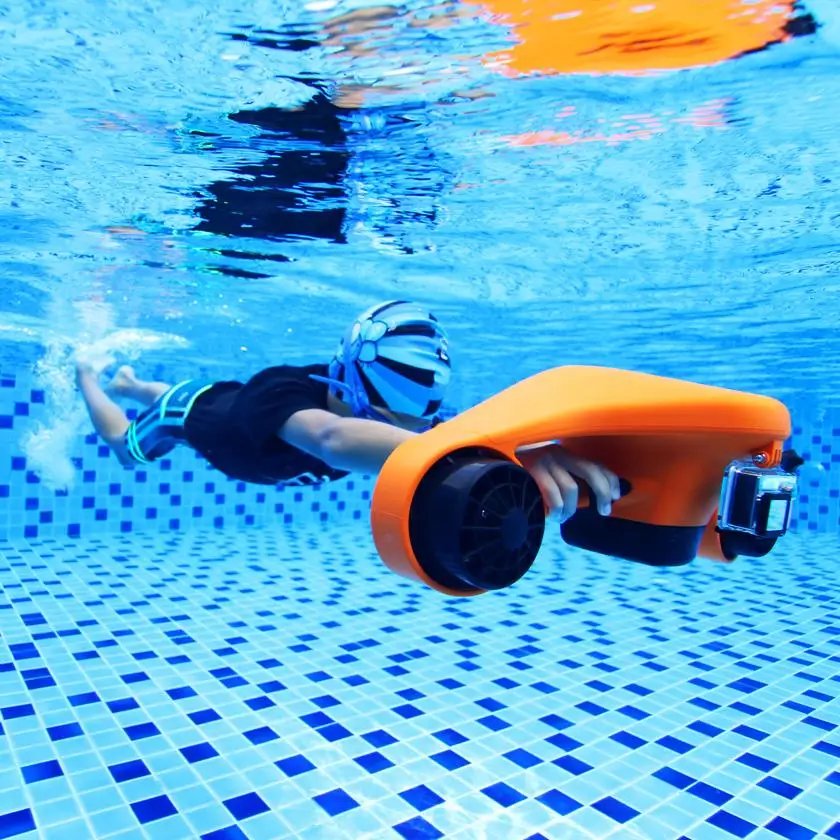 
Factory Directly Dual 500W Asiwo Turbo Sea Scooter Underwater booster with Camera Mount for Diving 