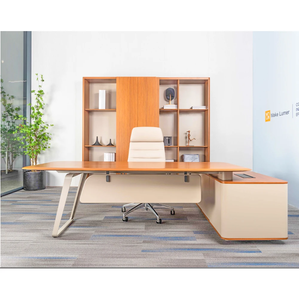 Businesslike Office furniture high-grade luxury classic boss desk ceo desk office desk office table administrative furniture set
