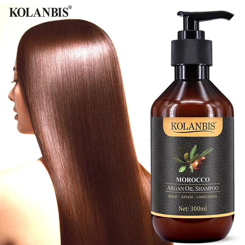 Argan Oil Shampoo Morocco Keratin Treatment For Damage Dry Hair Make Hair Strong From Root Smoothing Straightening