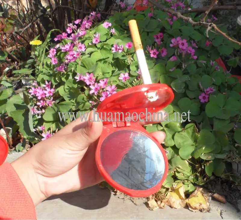 multifunctional portable folding interesting Camping Hiking Solar igniter  Outdoor Solar Spark Lighter Fire Starter
