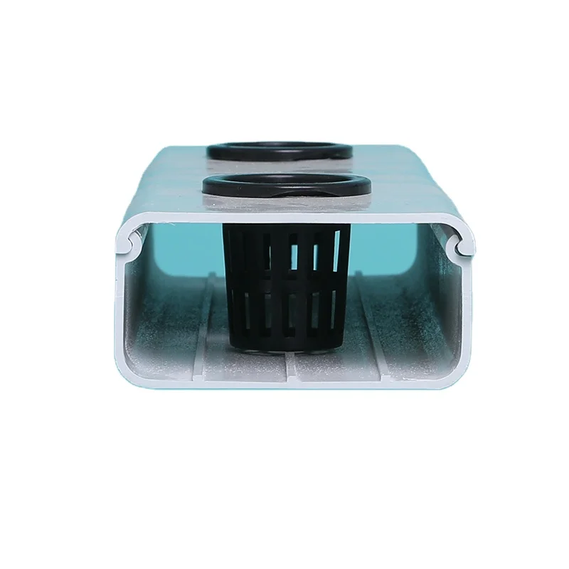 Vertical hydroponic growth system of plant vegetables in large factory PVC pipe plant vegetables