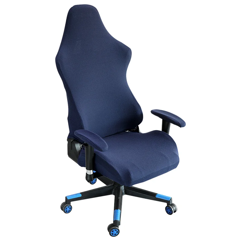 Stretch jacquard computer chair seat covers washable office elastic spandex armchair seat protector cover gaming chair covers