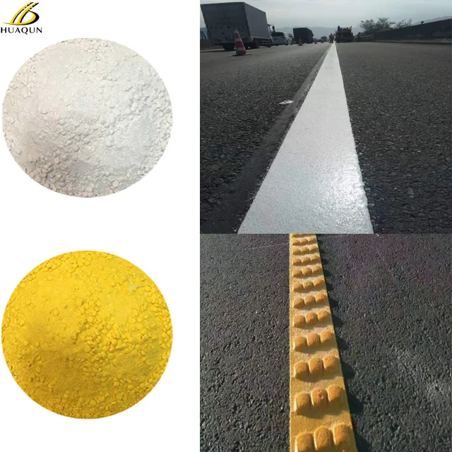 thermoplastic high reflective road paint road marking powder for road marking