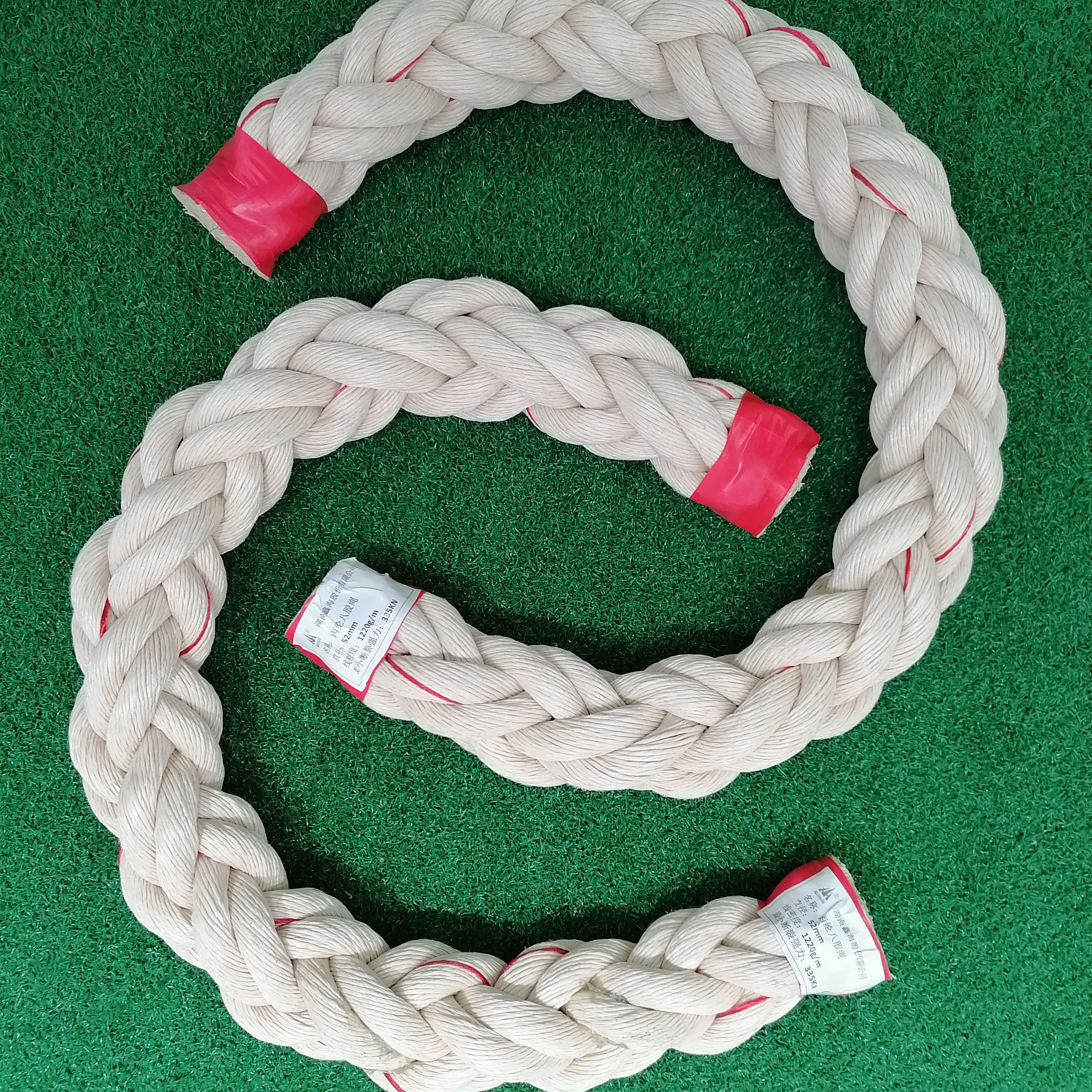 52mm 8 Strand for sailing ropes PP Danline Rope Braided Rope