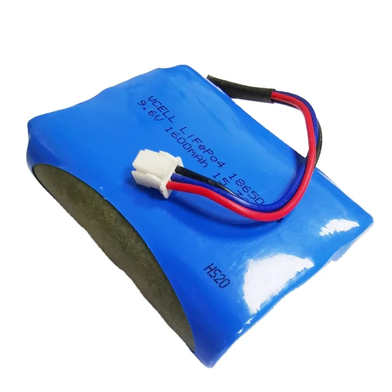 OEM factory high rate discharge 9.6V 1600mAh 18650  Rechargeable LiFePO4 Battery For slectronic tool/toy