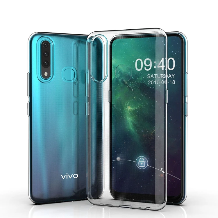 Factory price 0.5 mm ultra thin transparent clear tpu gel soft case for vivo y11 2019 , back cover case for vivo y11 2019