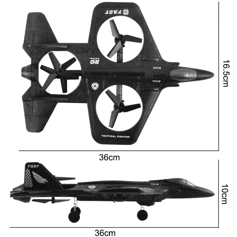New 2.4Ghz Remote Control Toy Airplane Wireless Four Axis Aircraft Drone Flying Foam Fighter Rc Helicopter with Camera