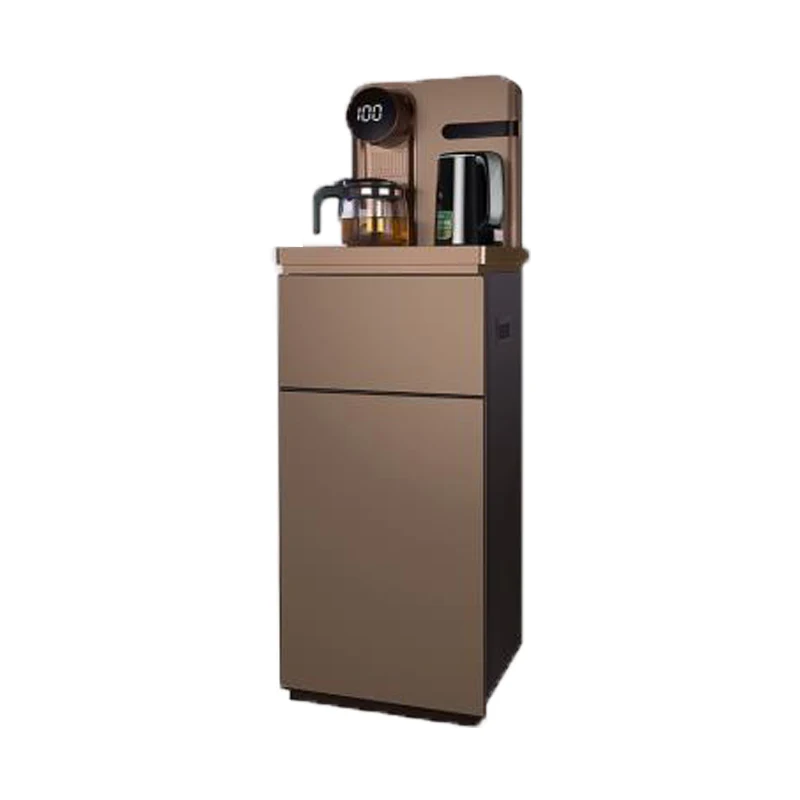 New intelligent hot and cold water dispenser with tea bar bottom loading automatic dispenser touch plane control Tea bar machine