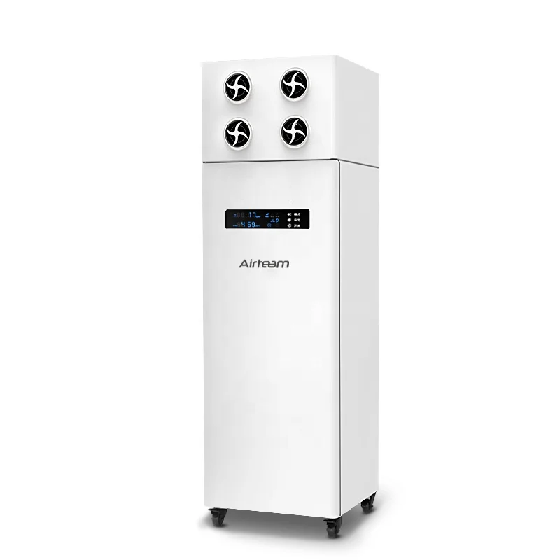 Cabinet Type 400m3/h Home Ventilation System Recuperator Fresh Air Ventilator with heat recovery ventilation system