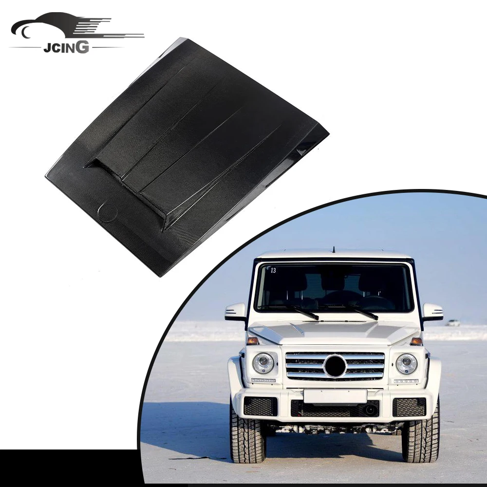 Factory ODM Carbon Fiber Car Bonnet Hood Air Intake Scoop Auto body kit for Mercedes Benz G Class G55 G63 G65 AMG W463 2004 - 2018