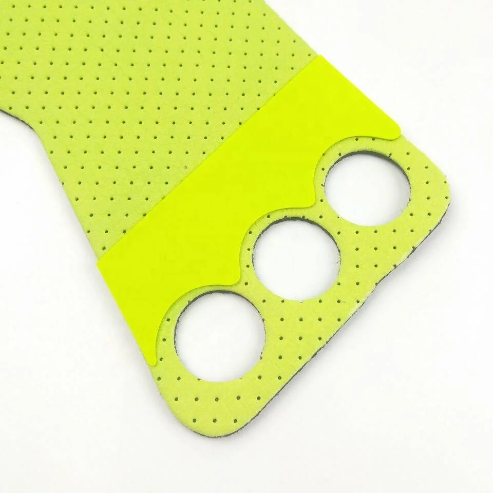 3 Holes Gymnastic Grips for Pull up,bodybuilding, palm protection,weight lifting,Kettlebell,fitness,cross training