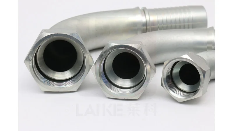 28641/28691 Female JIS KOMATSU Metric 30 Degree Flare Hydraulic Fitting Hose Terminal in 45 and 90 Elbow