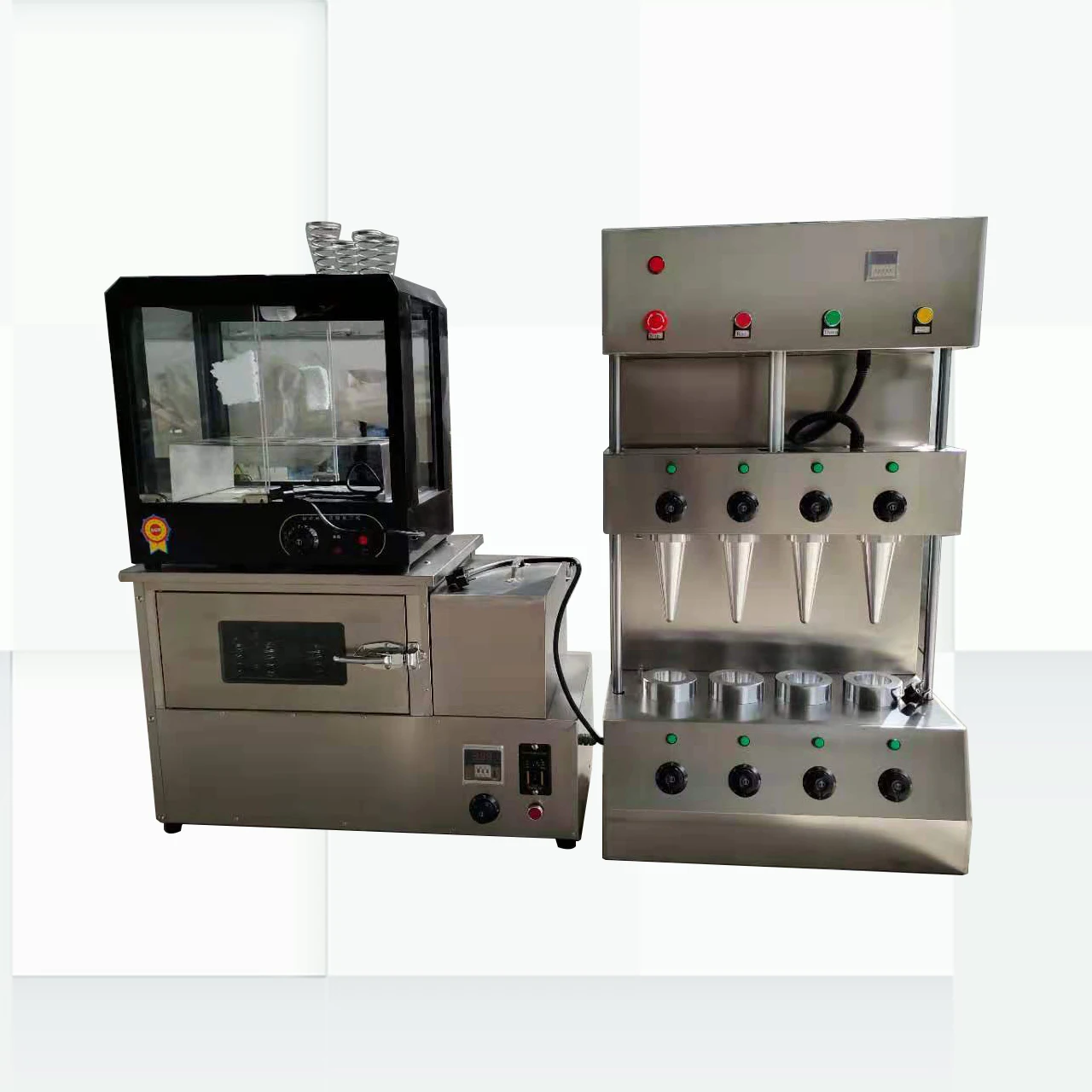 pizza cone maker conical pizza making machine pizza cone maker conical with oven