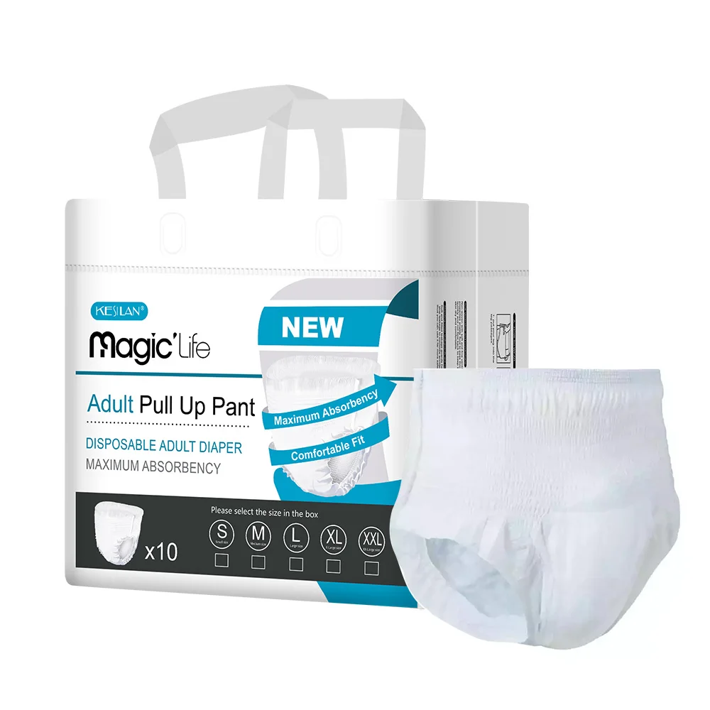 Factory hot sale! OEM Adult Pull Up Pants Diaper Nappy Pants Manufacturer adult diapers adult diapers for men for men