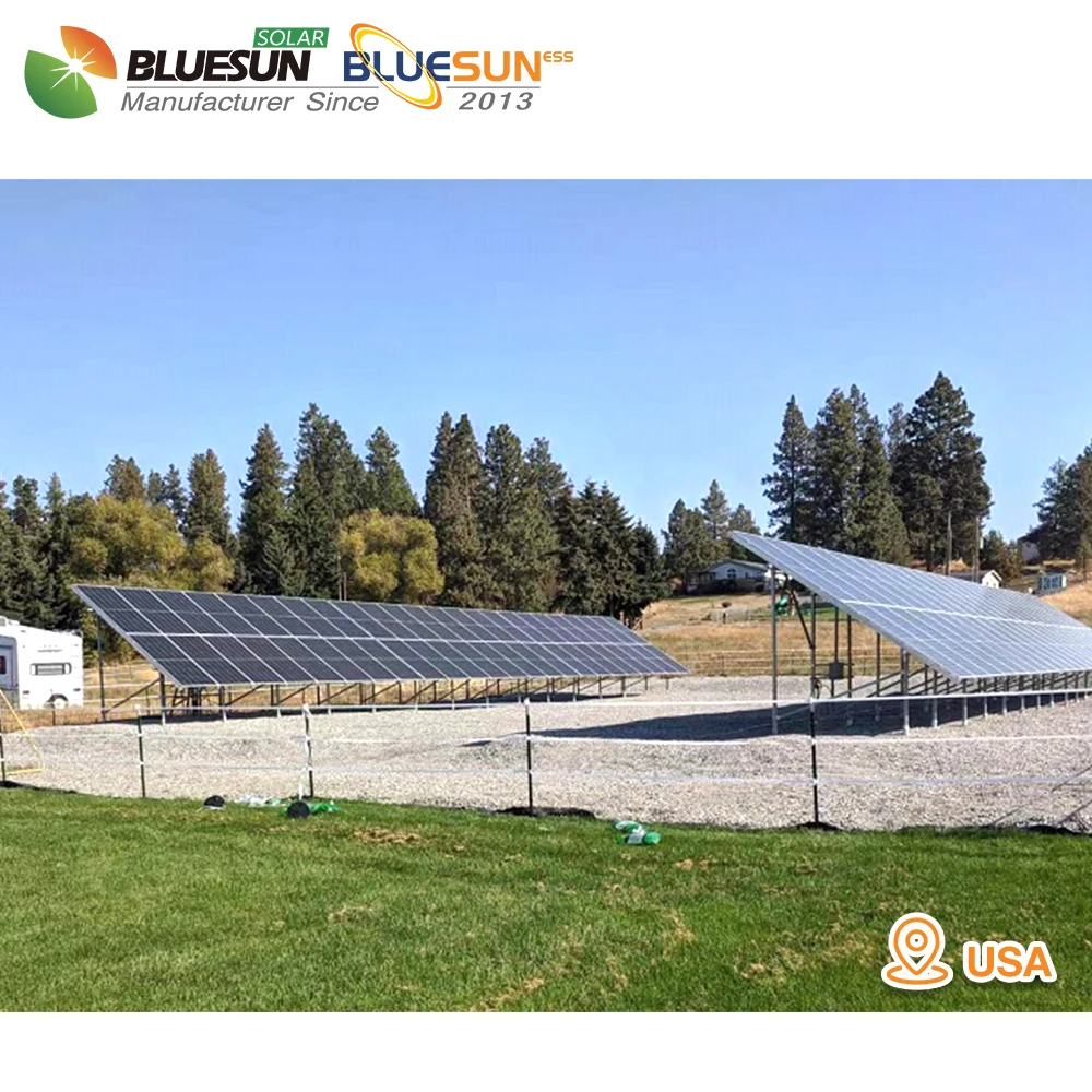 Solar System 1Mw 2Mw 5Mw 3 Phase Grid Tie Solar System On Grid Solar Power System Anti Backfolw Mppt Inverter For Commercial