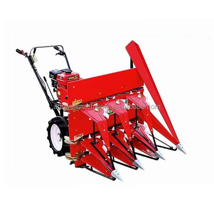 Mini Reaper Harvester for Rice Wheat Paddy Corn Farm Tractor Drive Combine Corn Reaper with Used Engine Grain Harvester