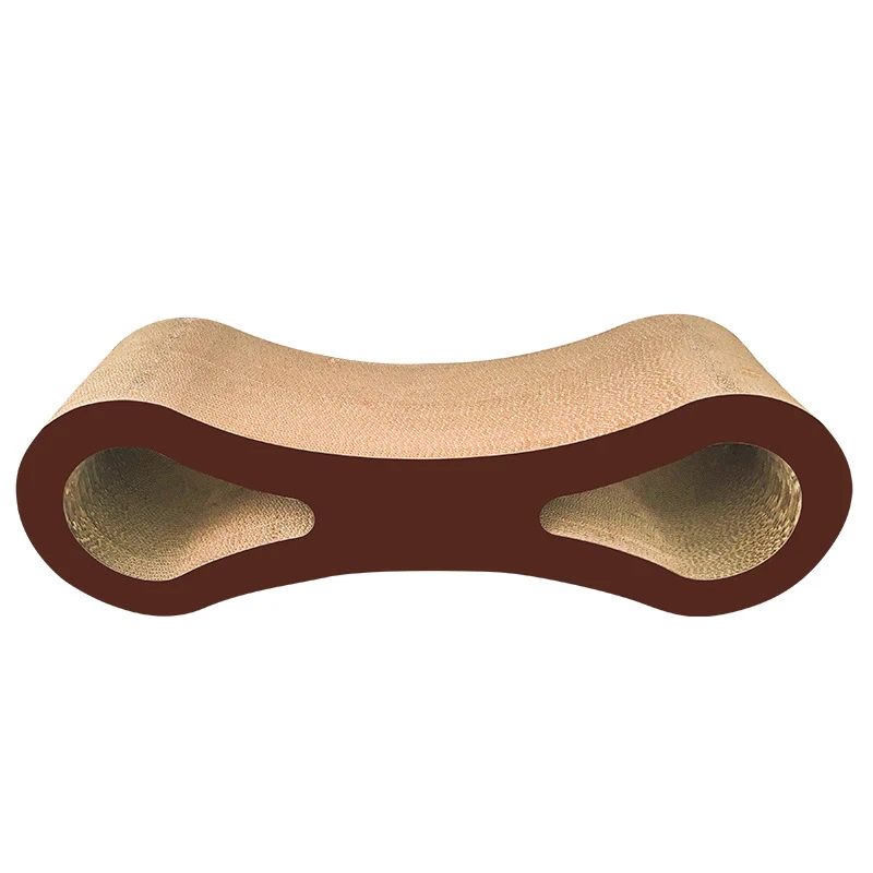 Top Selling Large Size 8 Shape Cat Scratcher Lounge , Cardboard Cat Bed , Cat Scratcher