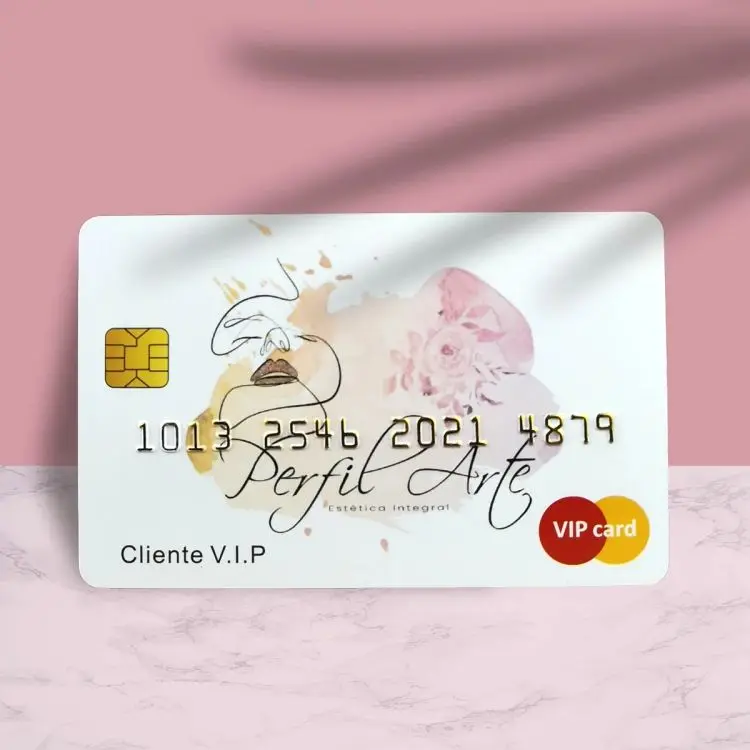 Customized Gold Brushed Plastic vip pro gsm card Discount Cards With Magnetic Stripe