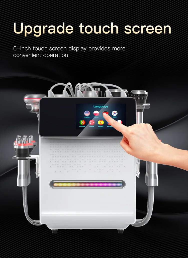 Latest 11 in 1 80K Cavi Vacuum RFs & EMSings-Lipolaserings slimming loss weight machine