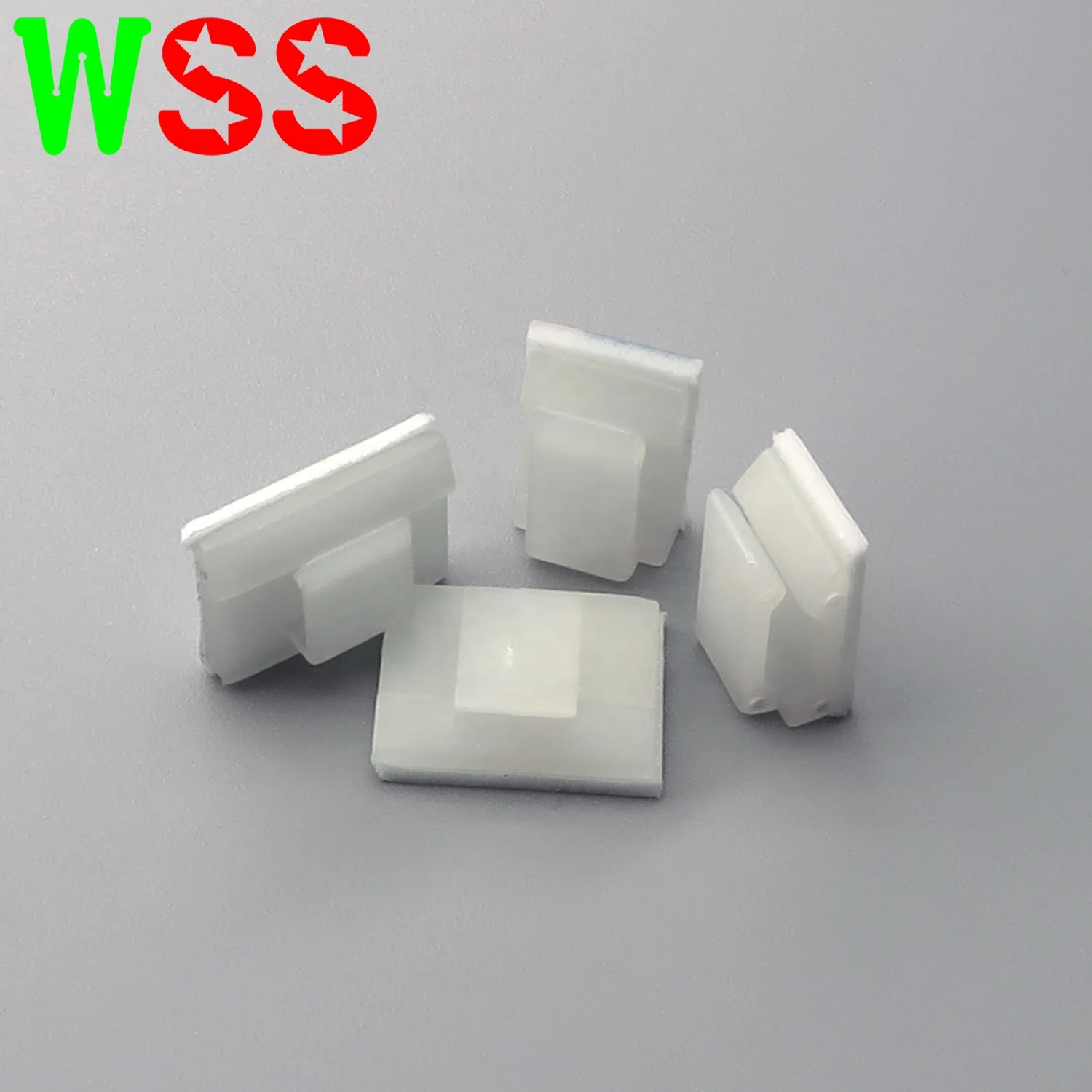 factory UL94-V2 cable management clips flat cable clip attache de cable