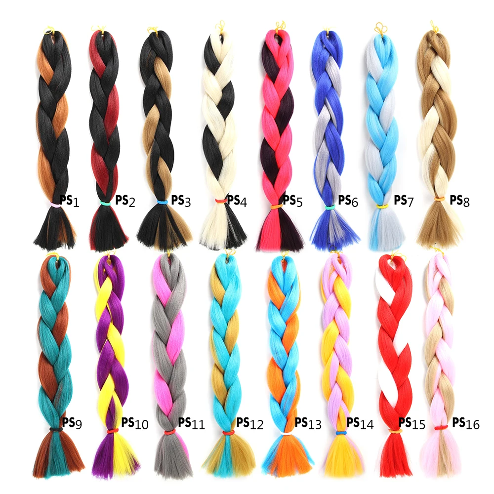 Popular cheap pre stretched braiding hair yaki hair extensions pre tipped twisted prestretched ombre bulk braiding hair Braids