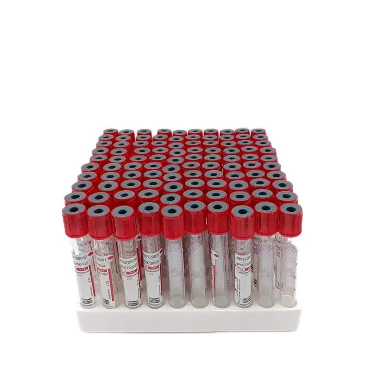5ml Disposable Serum Vacuum Blood Collection Tube Plain Test Tube for biochemistry and immunology test