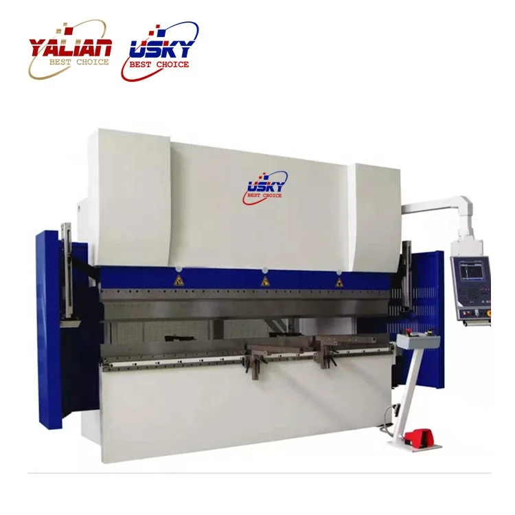 
YALIAN/USKY CNC press brake machine 135T/3200mm Delem DA69T system Short delivery time Long warranty 