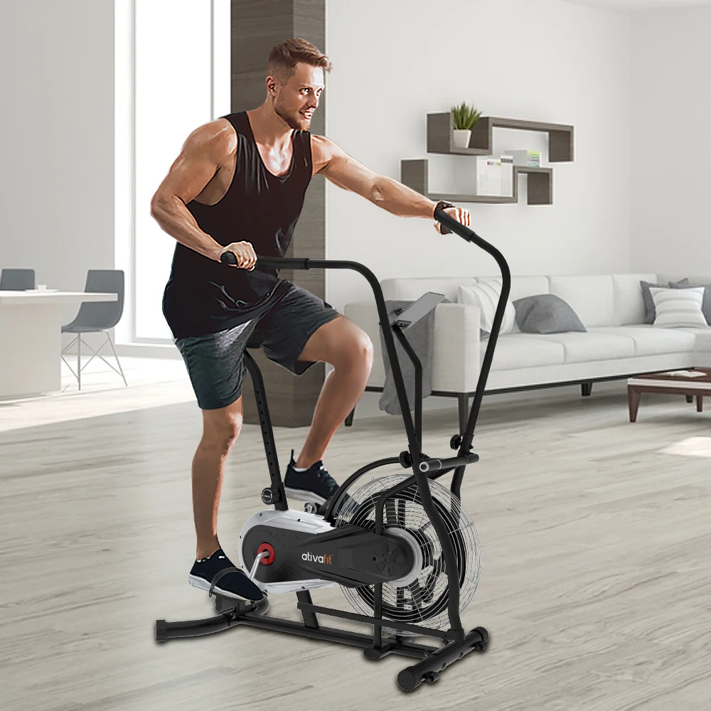  Ativafit вентилятора внутреннего блока велосипед здоровье и фитнес-воздушный вентилятор велотренажер с неограниченным количеством сопротивления держатель для