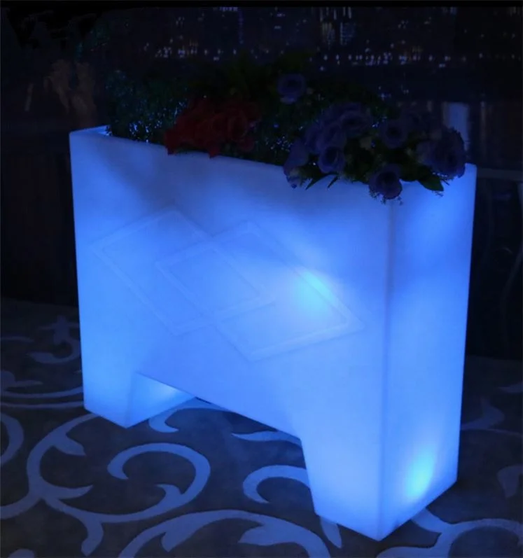 Китайский завод, Лидер продаж, цветочный горшок со светодиодным освещением, освещение для зарядки, цветочный горшок с солнечным светом