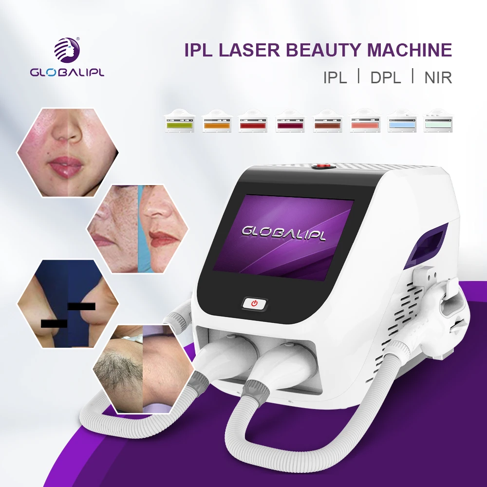 ipl machine with cooling GLOBALIPL Suitable for salon use ipl dpl hair removal and whitening machine