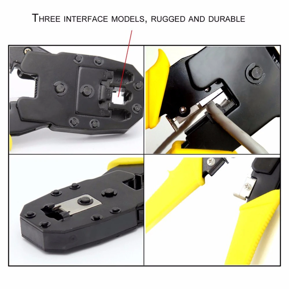 High Quality Crimp Tools Wire Stripper Tools Set  RJ45 & RJ11 Network Cable Internet Tools Hand Auxiliary kit