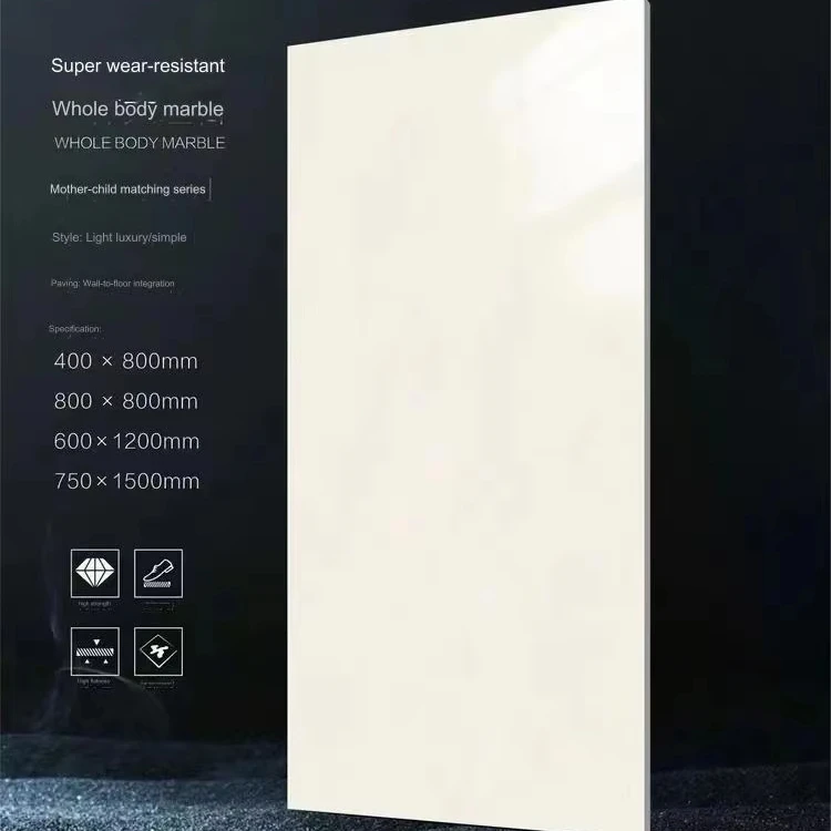 Foshan Rich Matching Tiles Decoration Factory Modern 800*800mm Anti-slip Bathroom Interior Wall Tiles Soft Glossy Glazed Gray