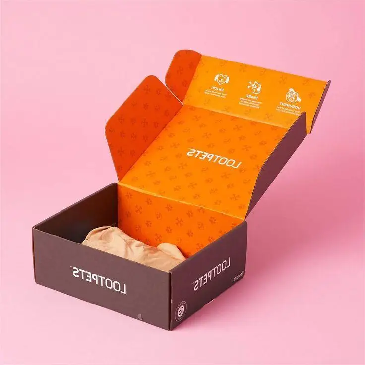 Oem Low Price Corrugated Paper Blank Shipping Box Packaging Shoe Boxes Pink White Blank Box Packaging