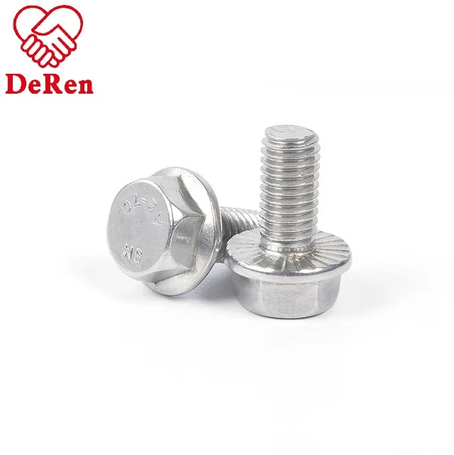 High Quality Factory Price Flange Bolt Hex Head Flange Bolt DIN6921/DIN6922