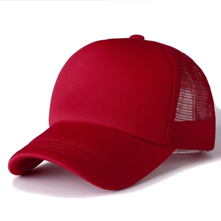 Пользовательский дизайн логотип печать вышитый прилегающий сетчатый головной убор Спорт пользовательский пенный тракер шляпа