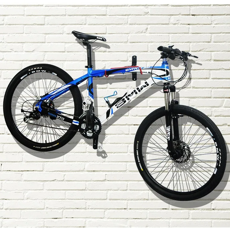 Велосипедная стойка настенная для горного и дорожного велосипеда складная велосипедная с крючками хранения