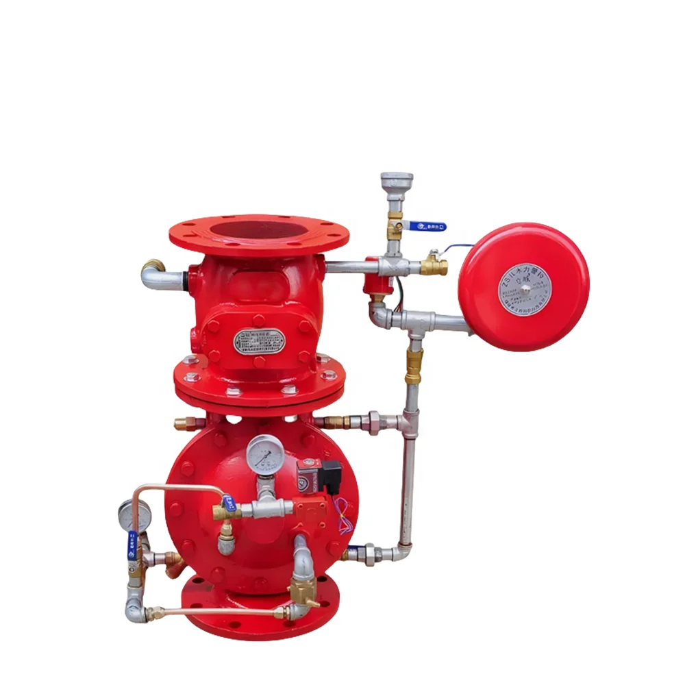 High Quality 1.6Mpa Ductile Iron SCBA Special Fire Fighting Alarm Valve