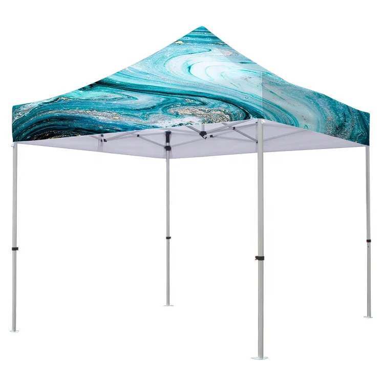 Custom Logo 600D oxford Aluminum Frame Trade Show Tent Promotional Pop-up Outdoor Expo Canopy Tent