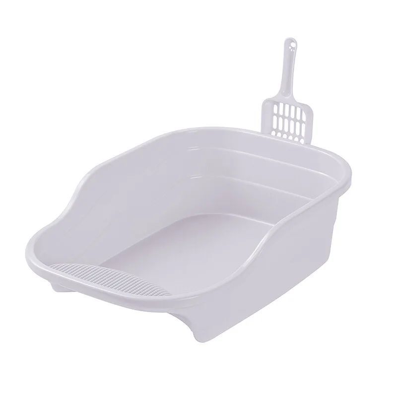 Factory direct wholesale plastic indoor pet cat litter box cat toilet toilet trainer tray