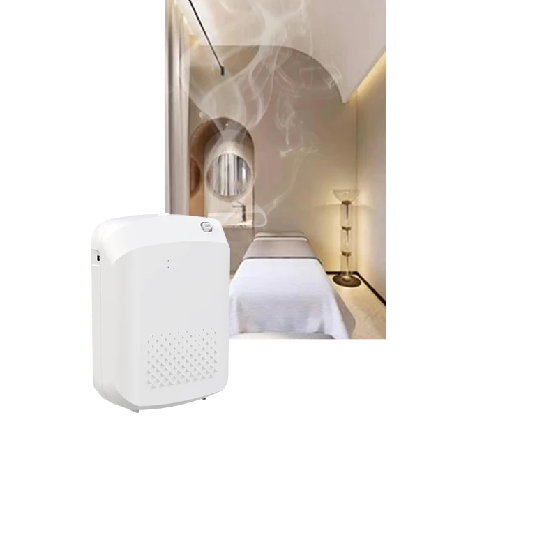 Hot Sale Middle Size Black White Bluetooth Connect Aroma Diffuser 400ml Essential Oil Scent Aroma Diffuser Machine