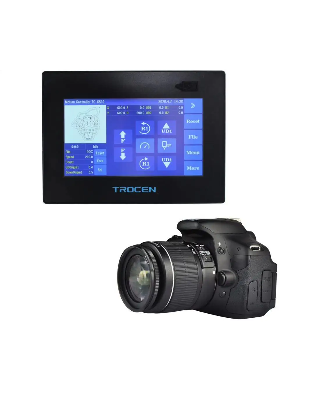 Weier Printed Apparel Cloth Cutter Machine Carpet Fabric CNC Knife Cutting Machine with Camera