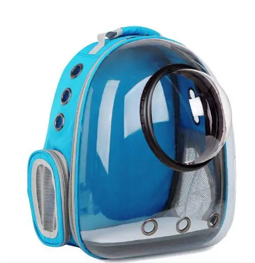 New fashion transparent pet travel cage outdoor dog backpack cat carrier bag pet backpack