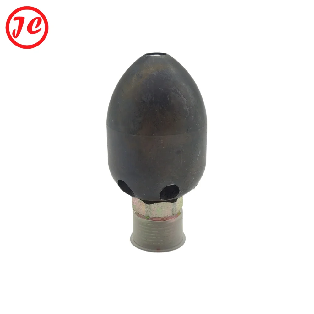 Pipe dredging water mouse nozzle stainless steel high pressure mine municipal pipe cleaning nozzle wear resistant and durable