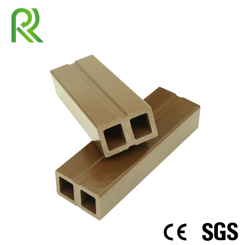
factory prices faux engineered wood plastic composite wpc decking floor joists beam 