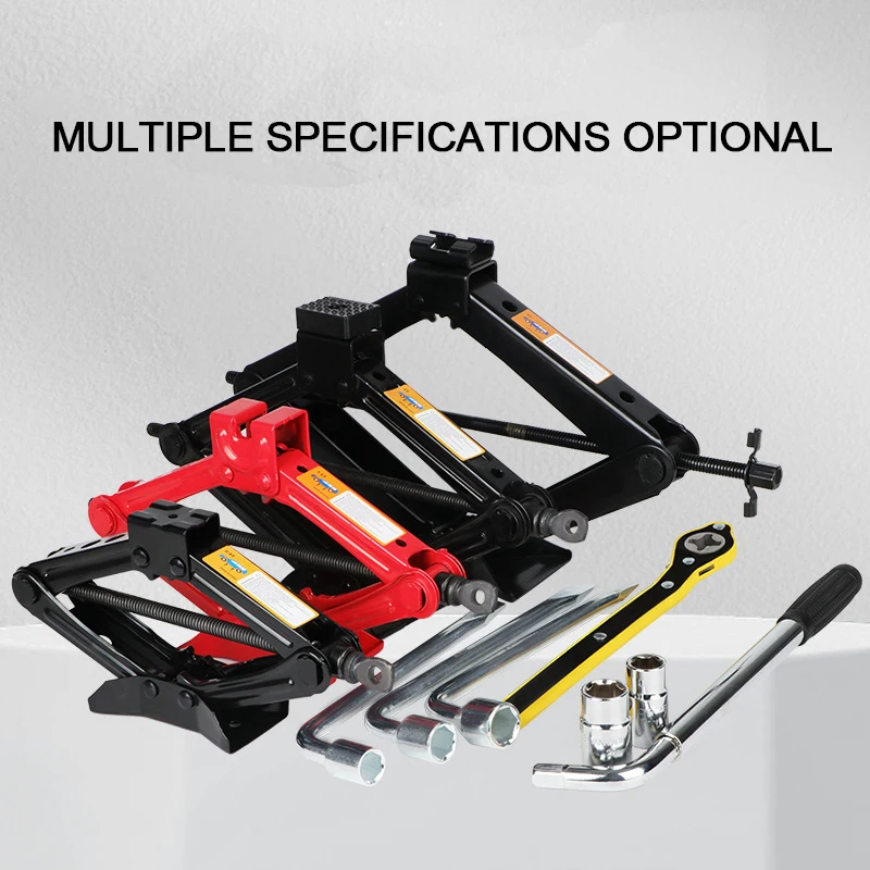 1 Ton Car Jack Kit Scissor Jack for Car SUV Truck Ratchet Handle