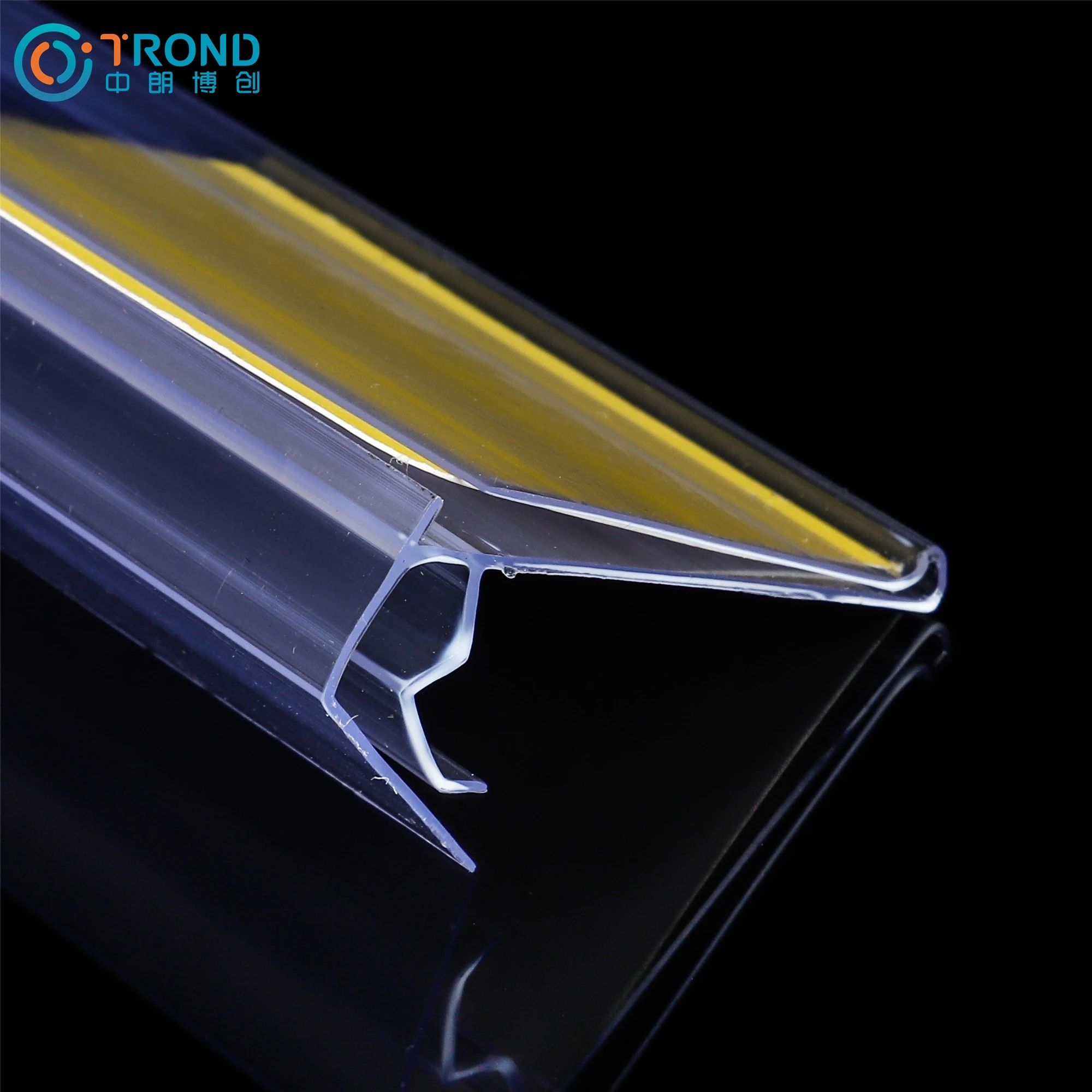 Plastic Pvc Ticket Sign Talker Data Strip Retail Shelf Label Holders for Shelving