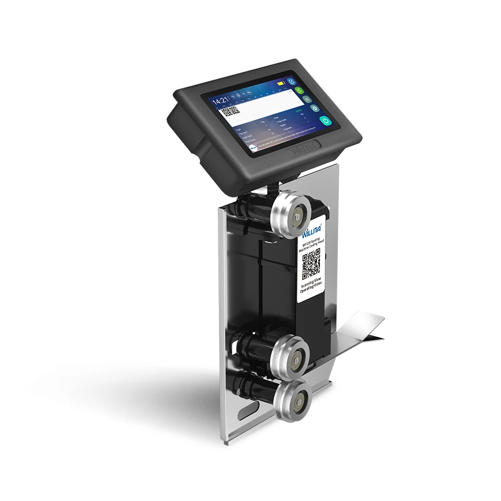 Inkjet Printer with ink cartridge for continuous band sealing machine bag sealer With Date Code Printing