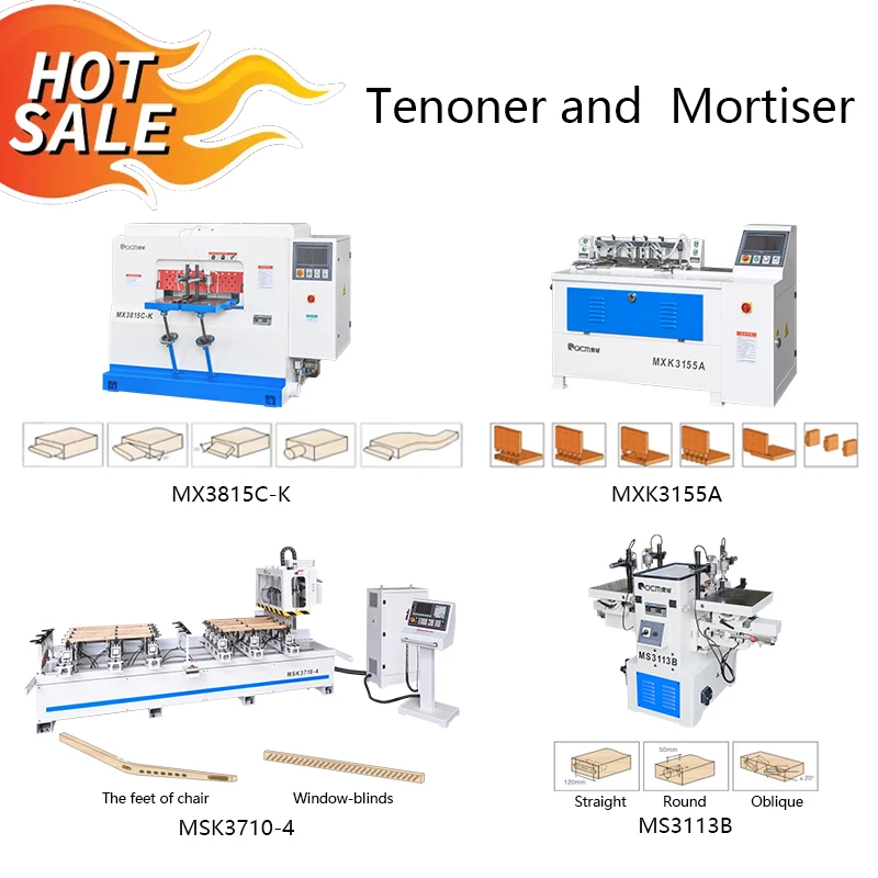 QCM Heavy-duty MXK3190A Woodworking Mortising Tenoning Machine CNC Dovetail Machine
