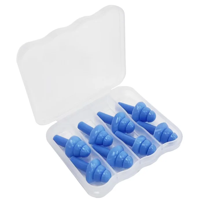 32dB Soft Silicone Earplugs Reusable Ear Plugs for Hearing Protection