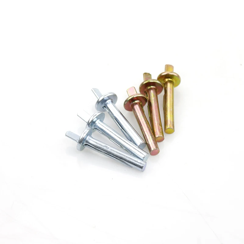 AOJIA Factory price High hardness Ceiling Anchors Carbon Steel Zinc Plated Hammer Drive Ceiling Anchor 6*40/6*60 Anchor bolt